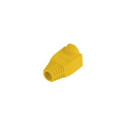 STRAIN RELIEF RJ45 (BOOT CAP) LANBERG YELLOW (100-PACK)