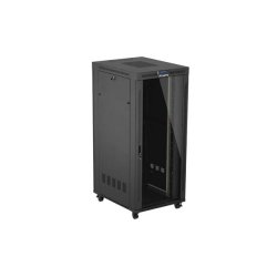 RACK CABINET 19" FREE-STANDING 37U/800X1000 (FLAT PACK) WITH GLASS DOOR LCD BLACK LANBERG V2