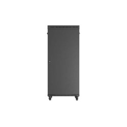 RACK CABINET 19" FREE-STANDING 37U/800X1000 (FLAT PACK) WITH GLASS DOOR LCD BLACK LANBERG V2