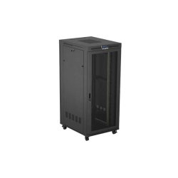 RACK CABINET 19" FREE-STANDING 37U/800X1000 (FLAT PACK) WITH MESH DOOR LCD BLACK LANBERG V2