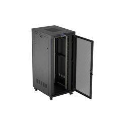 RACK CABINET 19" FREE-STANDING 37U/800X1000 (FLAT PACK) WITH MESH DOOR LCD BLACK LANBERG V2