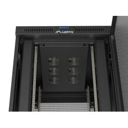 RACK CABINET 19" FREE-STANDING 37U/800X1000 (FLAT PACK) WITH MESH DOOR LCD BLACK LANBERG V2