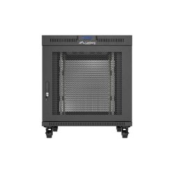 RACK CABINET 19" FREE-STANDING 15U/800X1000 (FLAT PACK) WITH MESH DOOR LCD BLACK LANBERG V2