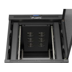 RACK CABINET 19" FREE-STANDING 15U/800X1000 (FLAT PACK) WITH MESH DOOR LCD BLACK LANBERG V2