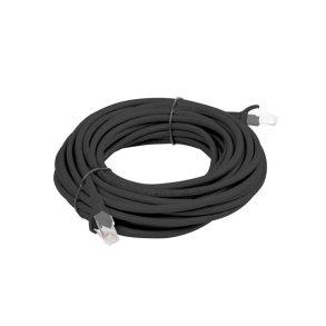 PATCHCORD CAT.5E UTP 5M BLACK FLUKE PASSED BOX LANBERG