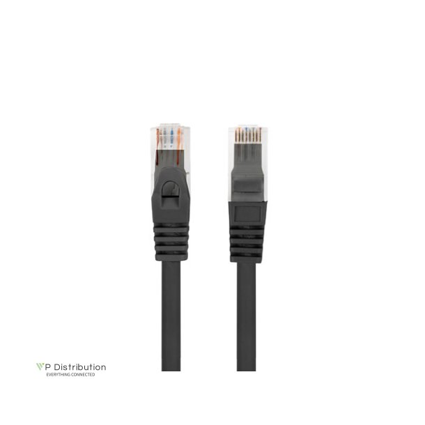 PATCHCORD CAT.6 UTP LSZH CU 2M BLACK FLUKE PASSED LANBERG