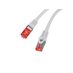 PATCHCORD CAT.6 S/FTP LSZH CU 0.25M GREY FLUKE PASSED LANBERG