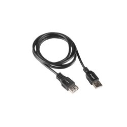 USB-A M/F 2.0 CABLE 1.8M BLACK BOX LANBERG