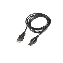 USB-A M/F 2.0 CABLE 1.8M BLACK BOX LANBERG