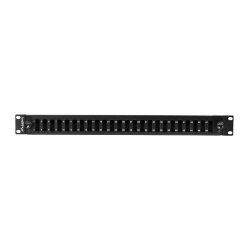 RACKMOUNT 19" 1U FIBER PATCH PANEL LANBERG 24XSC DUPLEX / 24XLC QUAD BLACK + ACCESSORIES