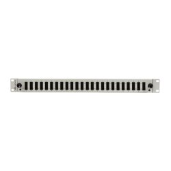 RACKMOUNT 19" 1U FIBER PATCH PANEL LANBERG 24XSC DUPLEX / 24XLC QUAD GREY + ACCESSORIES