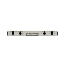 RACKMOUNT 19" 1U FIBER PATCH PANEL LANBERG 24XSC DUPLEX / 24XLC QUAD GREY + ACCESSORIES