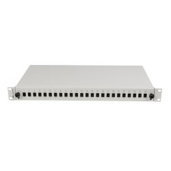 RACKMOUNT 19" 1U FIBER PATCH PANEL LANBERG 24XSC SIMPLEX/24XLC DUPLEX + ACCESSORIES