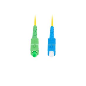 FIBER OPTIC PATCHCORD SM SC/APC-SC/UPC SIMPLEX 1M LSZH G657A1 3.0MM YELLOW LANBERG