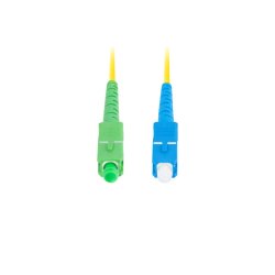 FIBER OPTIC PATCHCORD SM SC/APC-SC/UPC SIMPLEX 2M LSZH G657A1 3.0MM YELLOW LANBERG
