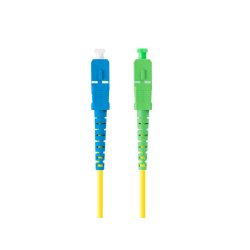 FIBER OPTIC PATCHCORD SM SC/APC-SC/UPC SIMPLEX 3M LSZH G657A1 3.0MM YELLOW LANBERG