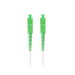 FIBER OPTIC PATCHCORD SM SC/APC-SC/APC SIMPLEX 5M LSZH G657B3 3.0MM WHITE LANBERG