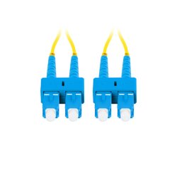 FIBER OPTIC PATCHCORD SM SC/UPC-SC/UPC DUPLEX 10M LSZH G657A1 3.0MM YELLOW LANBERG
