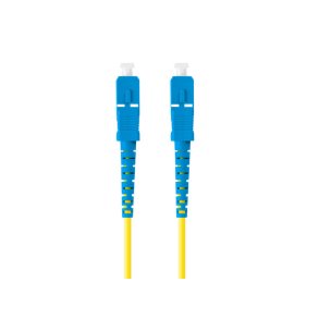 FIBER OPTIC PATCHCORD SM SC/UPC-SC/UPC SIMPLEX 2M LSZH G657A1 3.0MM YELLOW LANBERG