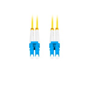 FIBER OPTIC PATCHCORD SM LC/UPC-LC/UPC DUPLEX 3M LSZH G657A1 3.0MM YELLOW LANBERG