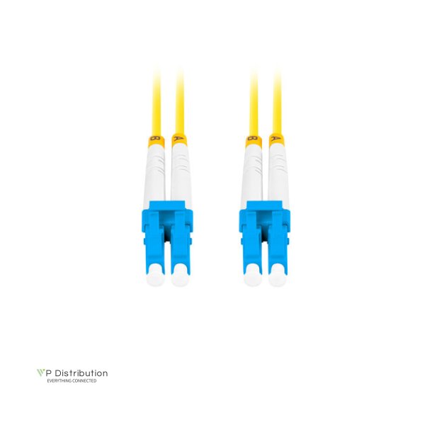 FIBER OPTIC PATCHCORD SM LC/UPC-LC/UPC DUPLEX 3M LSZH G657A1 3.0MM YELLOW LANBERG