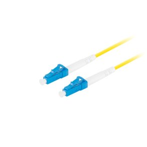 FIBER OPTIC PATCHCORD SM LC/UPC-LC/UPC SIMPLEX 5M LSZH G657A1 3.0MM YELLOW LANBERG