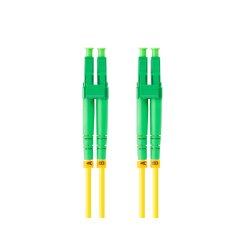 FIBER OPTIC PATCHCORD SM LC/APC-LC/APC DUPLEX 2M LSZH G657A1 3.0MM YELLOW LANBERG