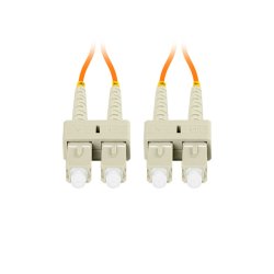 FIBER OPTIC PATCHCORD MM SC/UPC-SC/UPC DUPLEX 5M  LSZH OM2 50/125 3.0MM ORANGE LANBERG