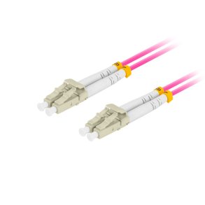 FIBER OPTIC PATCHCORD MM LC/UPC-LC/UPC DUPLEX 10M LSZH OM4 50/125 3.0MM VIOLET LANBERG