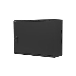 RACK CABINET 19" WALL-MOUNT 4U+3U/540X200 LOW-PROFILE BLACK LANBERG (ASSEMBLED)