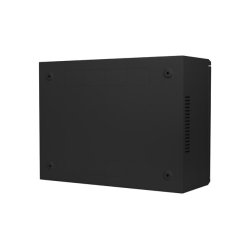 RACK CABINET 19" WALL-MOUNT 4U+3U/540X200 LOW-PROFILE BLACK LANBERG (ASSEMBLED)