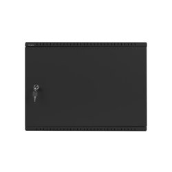 RACK CABINET 19" WALL-MOUNT 4U+3U/540X200 LOW-PROFILE BLACK LANBERG (ASSEMBLED)