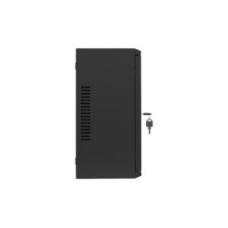 RACK CABINET 19" WALL-MOUNT 4U+3U/540X200 LOW-PROFILE BLACK LANBERG (ASSEMBLED)