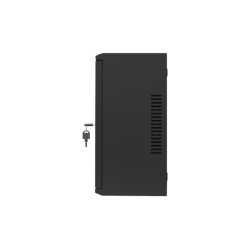 RACK CABINET 19" WALL-MOUNT 4U+3U/540X200 LOW-PROFILE BLACK LANBERG (ASSEMBLED)