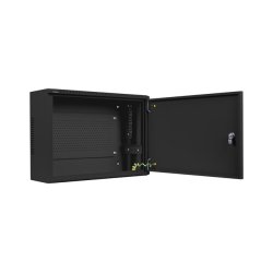 RACK CABINET 19" WALL-MOUNT 4U+3U/540X200 LOW-PROFILE BLACK LANBERG (ASSEMBLED)