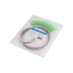 PIGTAIL FIBER OPTIC SM SC/APC EASY STRIP 9/125 G657A1 12X2M MULTICOLOUR LANBERG