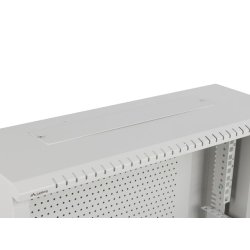 RACK CABINET 19" WALL-MOUNT 4U+3U/540X200 LOW-PROFILE GREY LANBERG (ASSEMBLED)