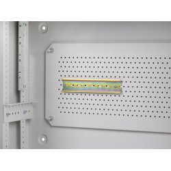 RACK CABINET 19" WALL-MOUNT 4U+3U/540X200 LOW-PROFILE GREY LANBERG (ASSEMBLED)