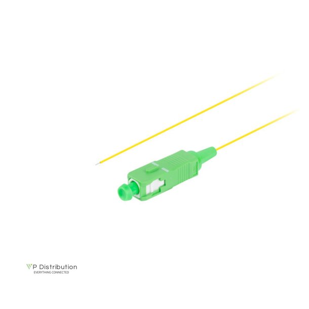 PIGTAIL FIBER OPTIC SM SC/APC EASY STRIP 9/125 G657A1 2M YELLOW LANBERG