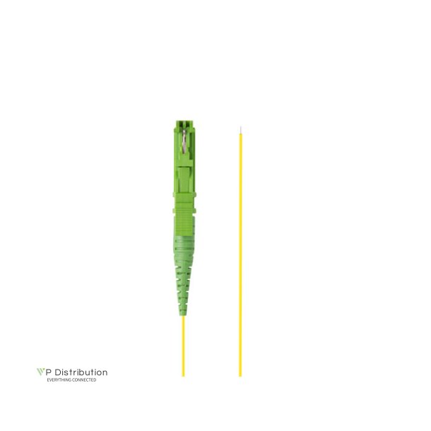 PIGTAIL FIBER OPTIC SM LSH/APC EASY STRIP 9/125 G657A1 2M YELLOW LANBERG