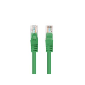 PATCHCORD CAT.5E UTP 3M GREEN FLUKE PASSED LANBERG 10-PACK
