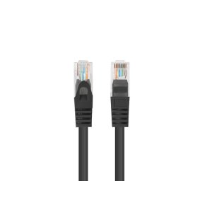 PATCHCORD CAT.6 UTP 3M BLACK FLUKE PASSED LANBERG 10-PACK