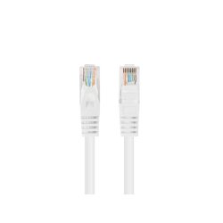 PATCHCORD CAT.6 UTP 0.5M WHITE FLUKE PASSED LANBERG 10-PACK