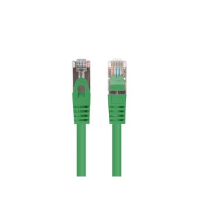PATCHCORD CAT.6 FTP 0.25M GREEN FLUKE PASSED LANBERG 10-PACK
