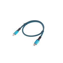 USB-C M/M 4.0 CABLE 0.5M 100W 8K 60HZ BLACK-BLUE LANBERG