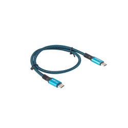 USB-C M/M 4.0 CABLE 0.5M 100W 8K 60HZ BLACK-BLUE LANBERG