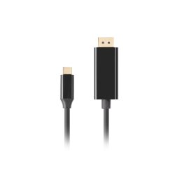 USB-C(M)->DISPLAYPORT(M) CABLE 1M 4K 60HZ BLACK LANBERG