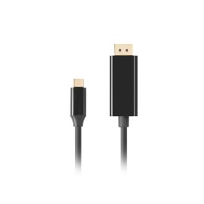 USB-C(M)->DISPLAYPORT(M) CABLE 3M 4K 60HZ BLACK LANBERG