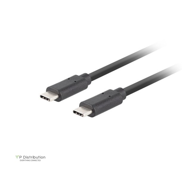 USB-C M/M 3.1 GEN 2 CABLE 1.8M 10GB/S PD100W BLACK LANBERG
