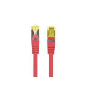 PATCHCORD CAT.6A S/FTP LSZH CU 0.25M RED FLUKE PASSED LANBERG